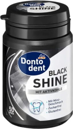 Picture of DM BLACK SHINE GUM - Elevate Your Smile with Dontodent's 1G (50 x 1G)