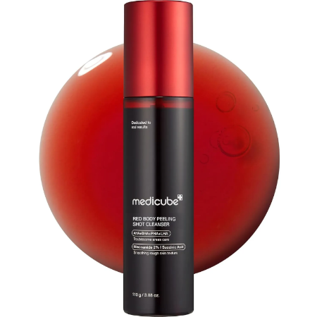 Picture of Medicube Red Peeling Shot Cleanser - Gentle Exfoliation for Radiant Skin - 150ml