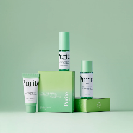Purito Seoul - Wonder Releaf Centella Mini Kit (Unscented) مجموعة